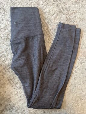 lululemon athletica Charcoal Heather Gray Leggings